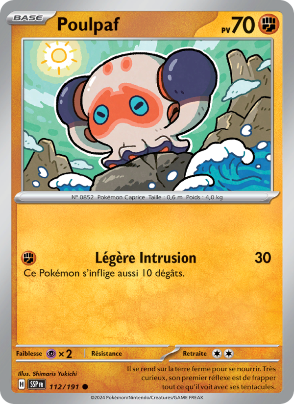 Poulpaf 112 — Surging Sparks (French Pokémon TCG card)