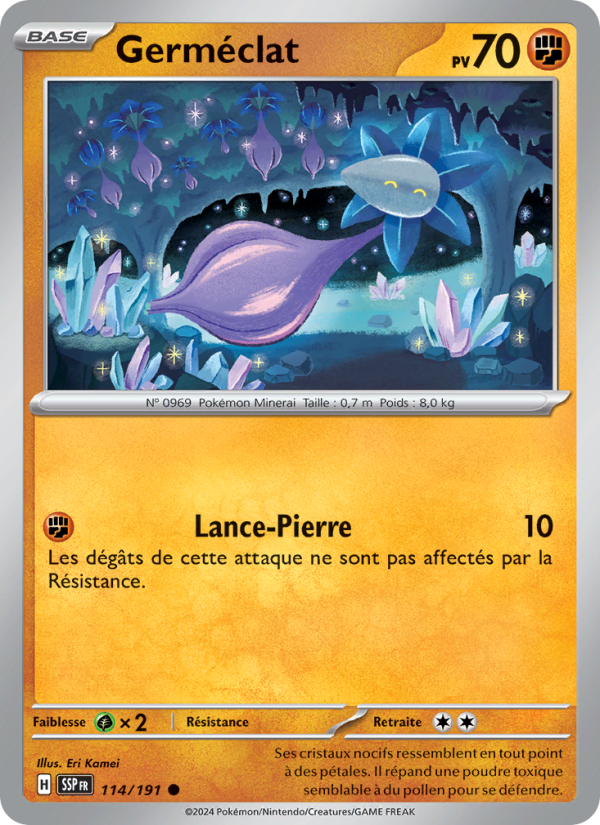 Germéclat 114 — Surging Sparks (French Pokémon TCG card)