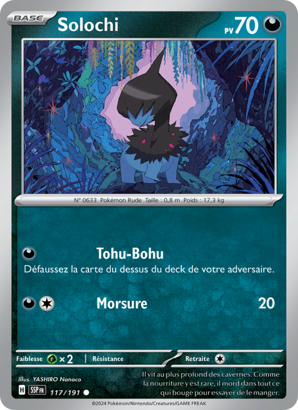 Solochi 117 — Surging Sparks (French Pokémon TCG card)