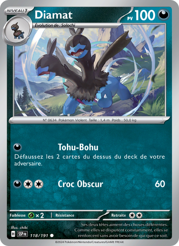 Diamat 118 — Surging Sparks (French Pokémon TCG card)