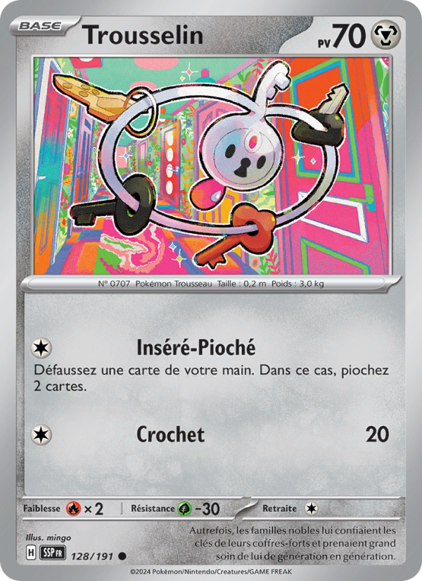 Trousselin 128 — Surging Sparks (French Pokémon TCG card)