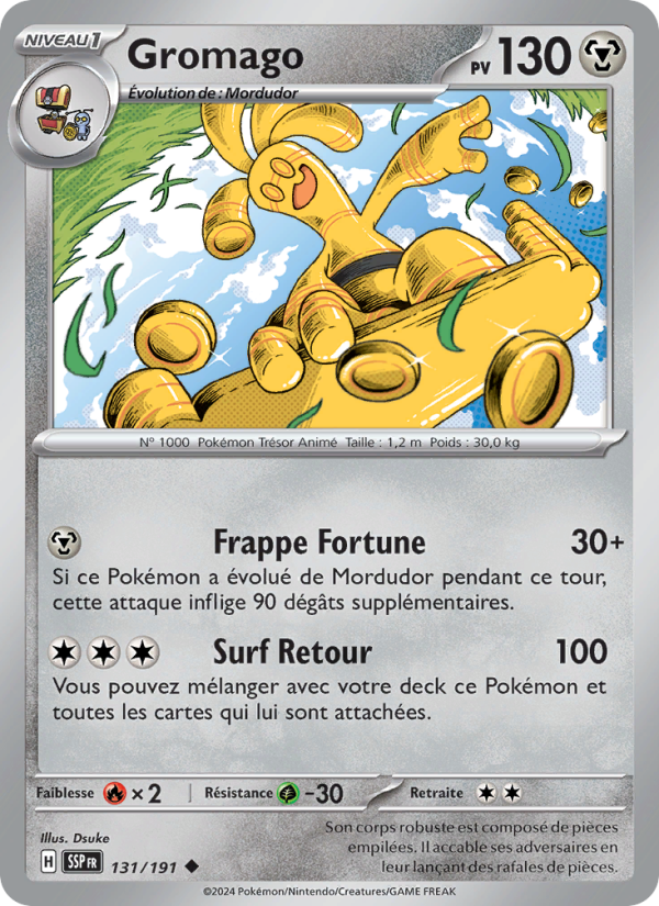 Gromago 131 — Surging Sparks (French Pokémon TCG card)