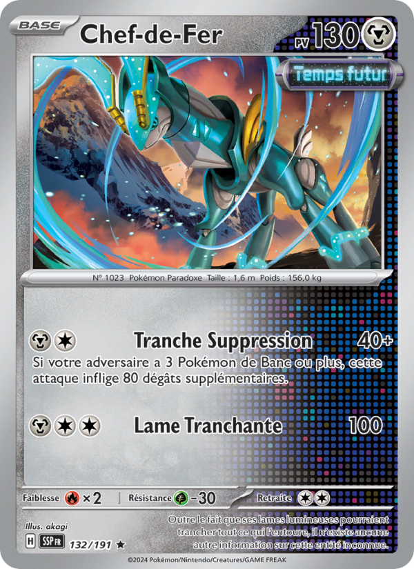Chef-de-Fer 132 — Surging Sparks (French Pokémon TCG card)