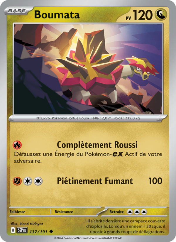Boumata 137 — Surging Sparks (French Pokémon TCG card)