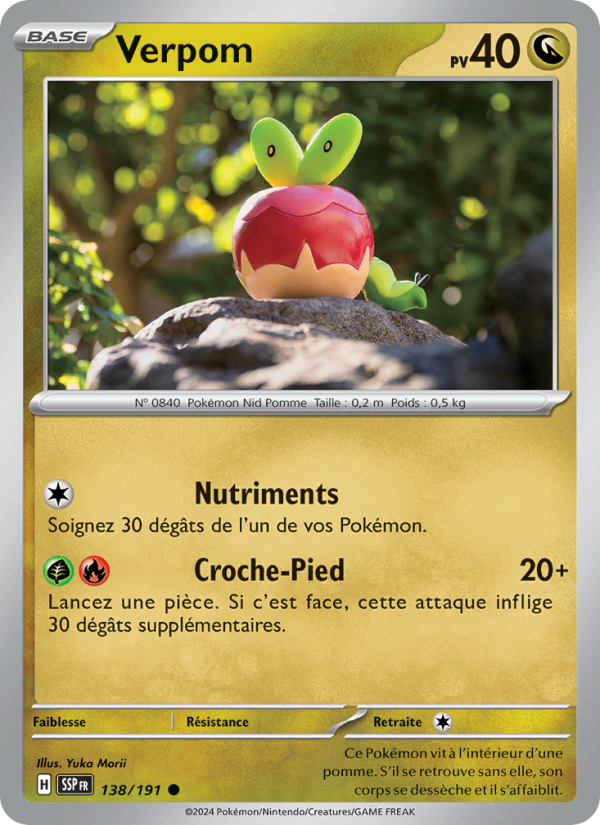 Verpom 138 — Surging Sparks (French Pokémon TCG card)