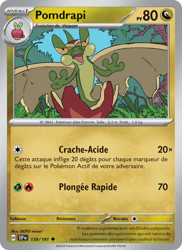 Pomdrapi 139 — Surging Sparks (French Pokémon TCG card)