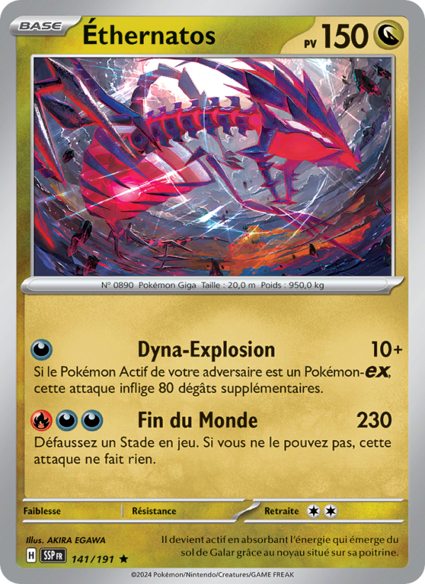 Éthernatos 141 — Surging Sparks (French Pokémon TCG card)