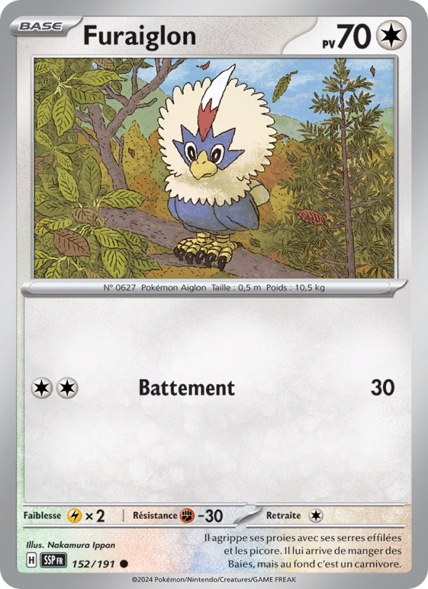 Furaiglon 152 — Surging Sparks (French Pokémon TCG card)