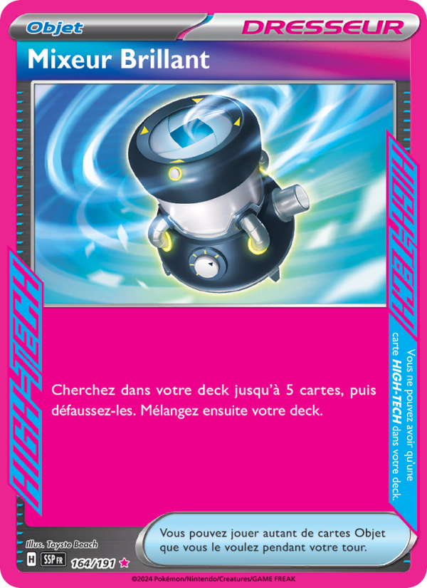 Mixeur Brillant 164 — Surging Sparks (French Pokémon TCG card)