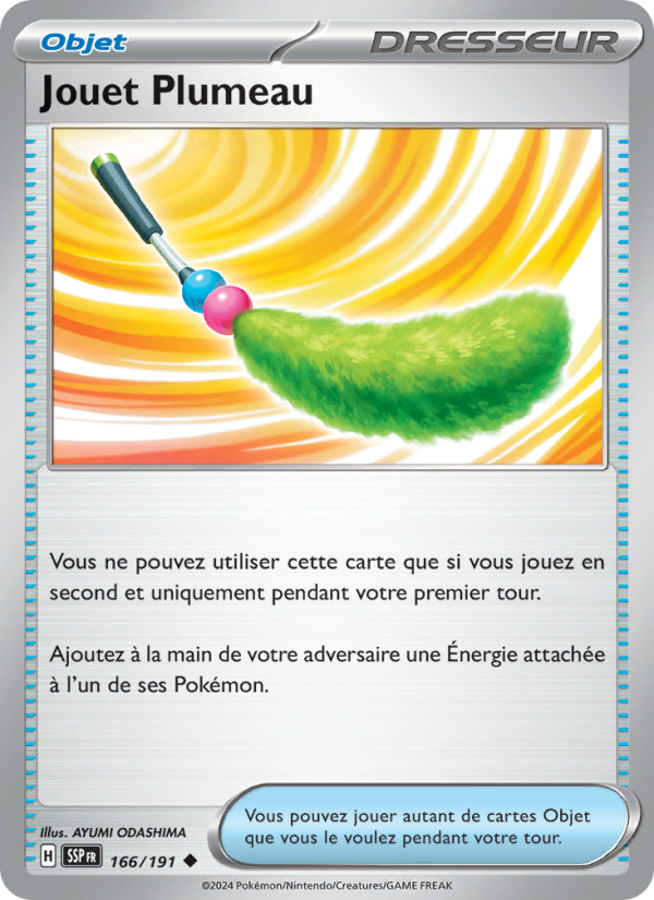Jouet Plumeau 166 — Surging Sparks (French Pokémon TCG card)
