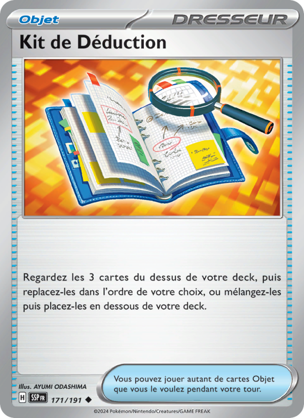 Kit de Déduction 171 — Surging Sparks (French Pokémon TCG card)