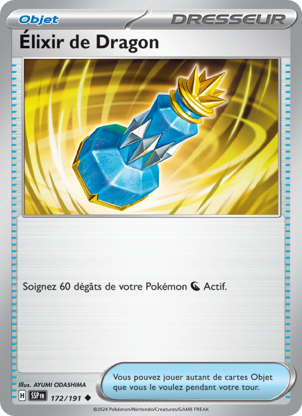 Élixir de Dragon 172 — Surging Sparks (French Pokémon TCG card)