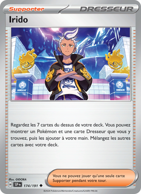 Irido 174 — Surging Sparks (French Pokémon TCG card)