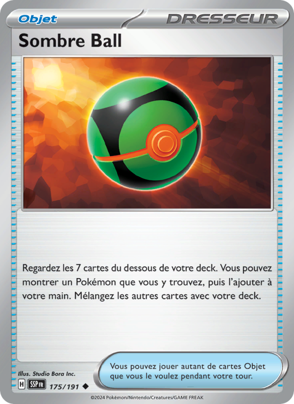 Sombre Ball 175 — Surging Sparks (French Pokémon TCG card)