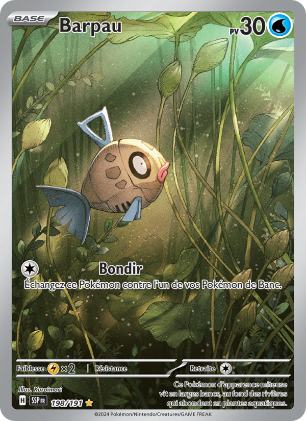 Barpau 198 — Surging Sparks (French Pokémon TCG card)