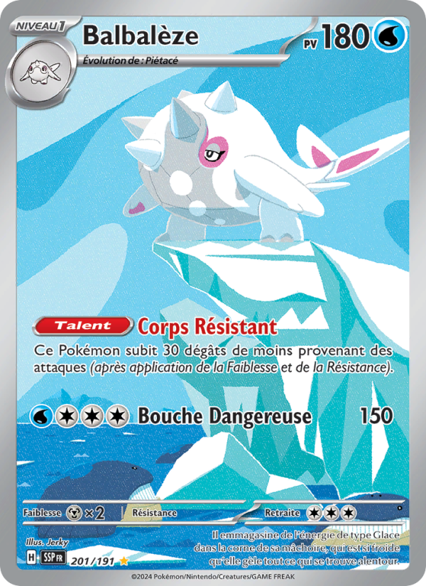 Balbalèze 201 — Surging Sparks (French Pokémon TCG card)