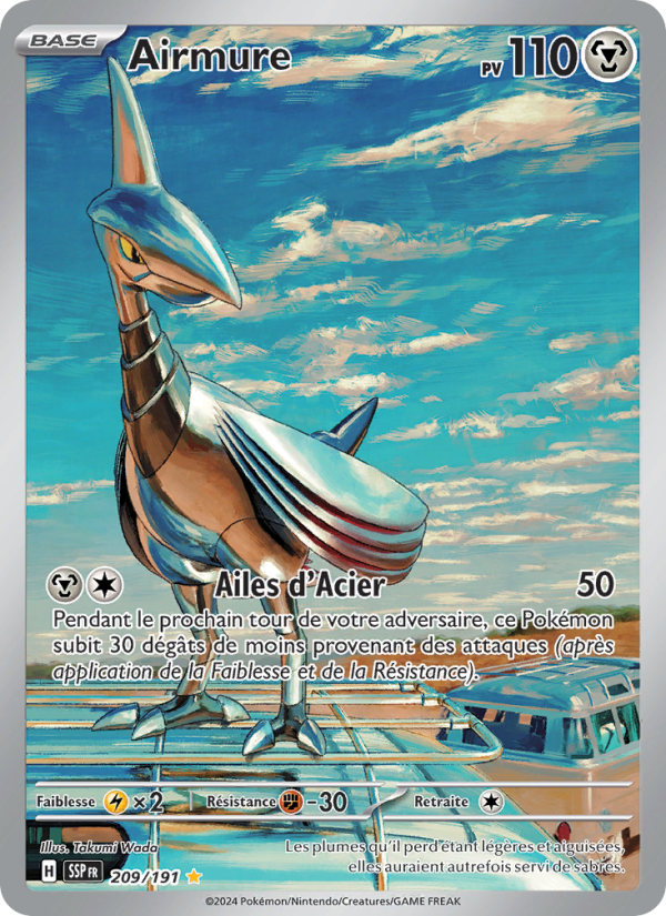 Airmure 209 — Surging Sparks (French Pokémon TCG card)