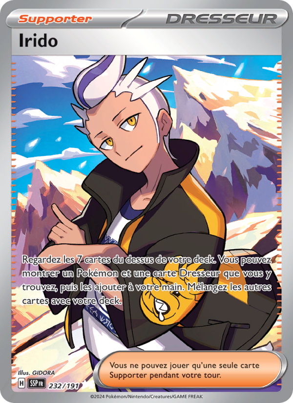 Irido 232 — Surging Sparks (French Pokémon TCG card)