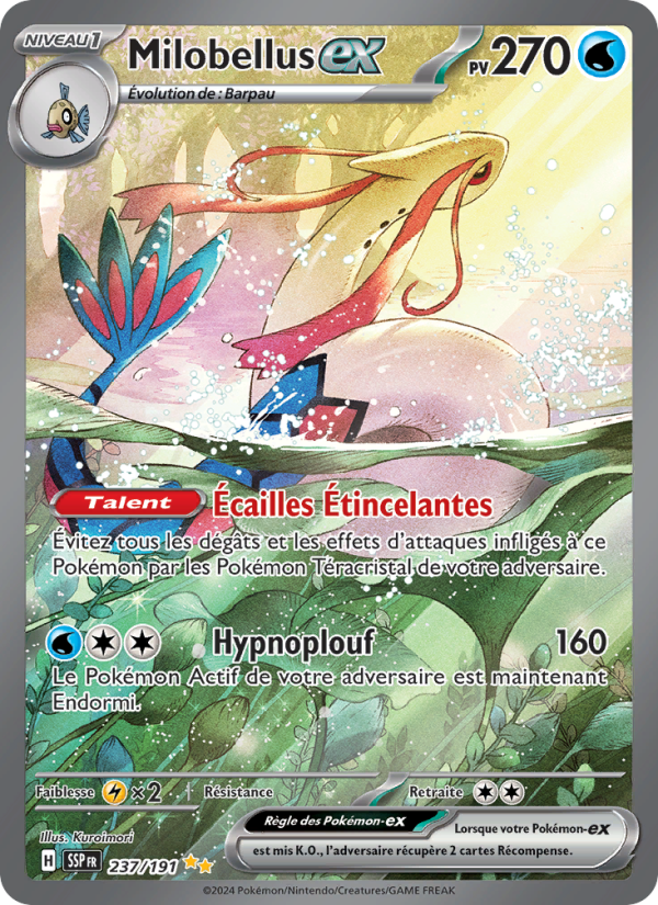 Milobellus-ex 237 — Surging Sparks (French Pokémon TCG card)