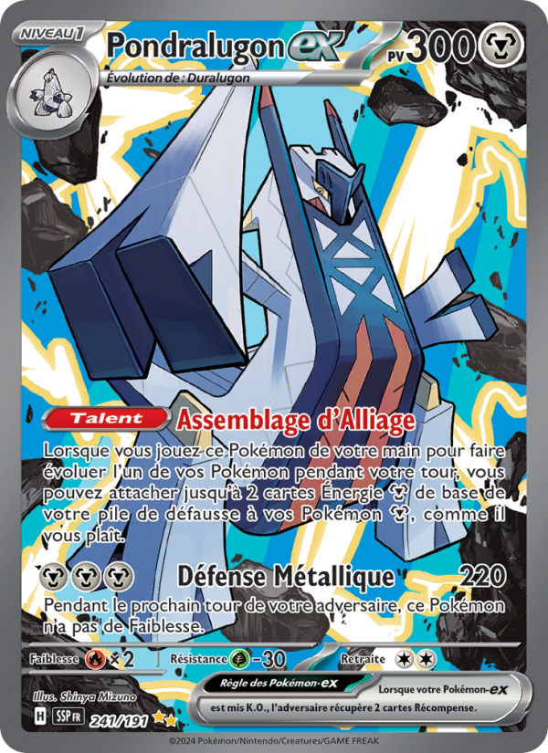 Pondralugon-ex 241 — Surging Sparks (French Pokémon TCG card)