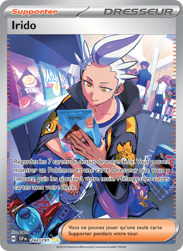 Irido 244 — Surging Sparks (French Pokémon TCG card)