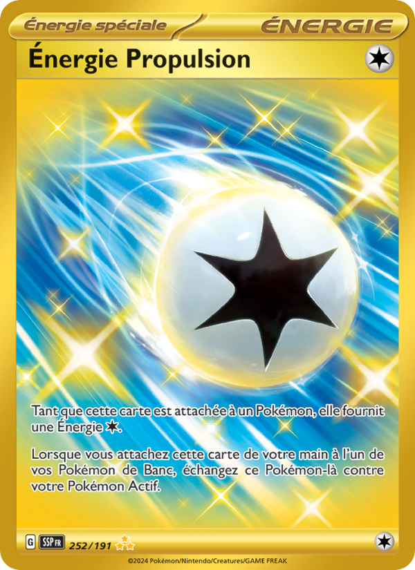 Énergie Propulsion 252 — Surging Sparks (French Pokémon TCG card)