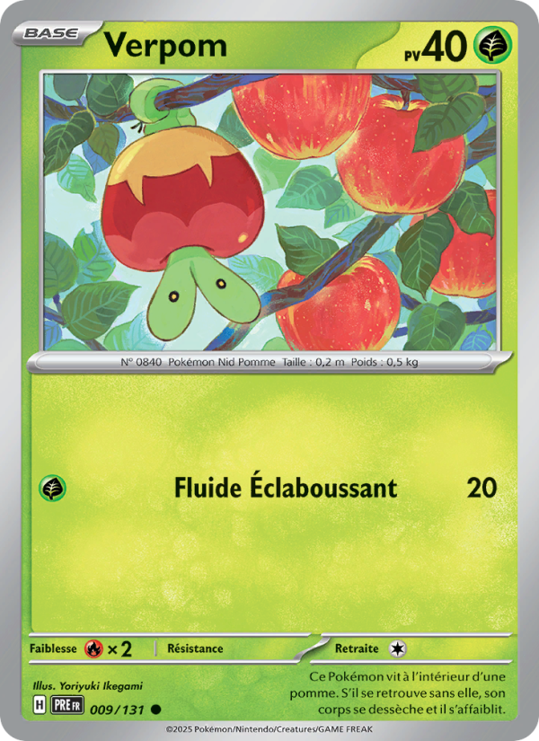 Verpom 009 — Prismatische Entwicklungen (French Pokémon TCG card)