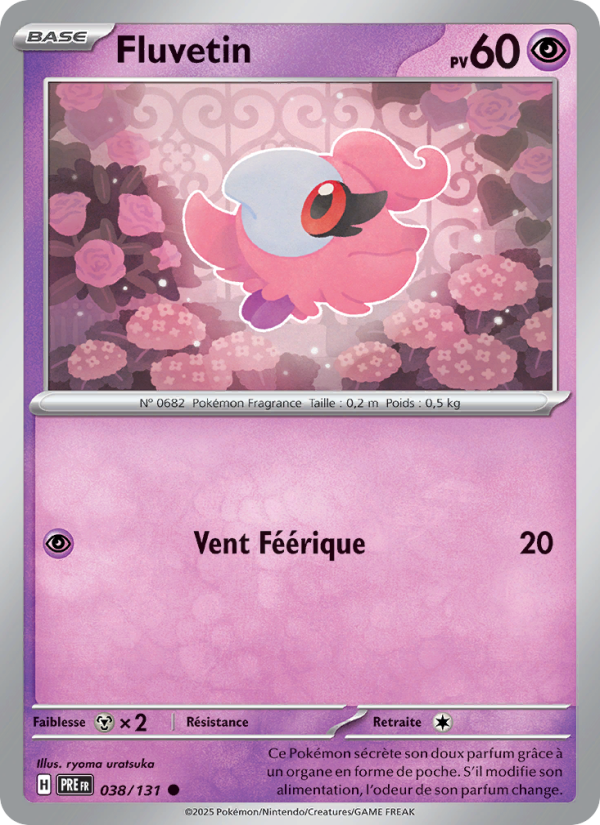 Fluvetin 038 — Prismatische Entwicklungen (French Pokémon TCG card)