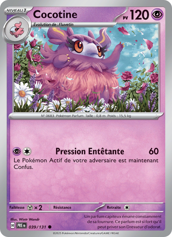 Cocotine 039 — Prismatische Entwicklungen (French Pokémon TCG card)