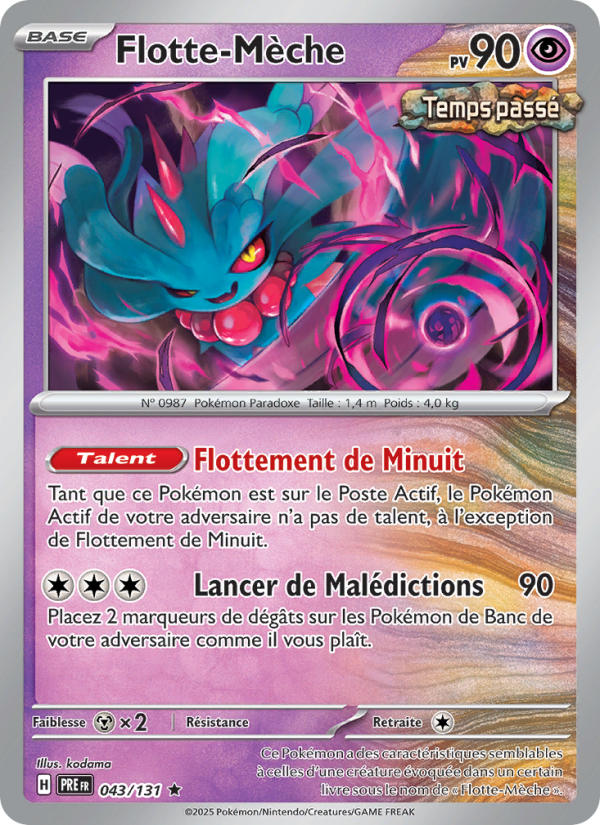 Flotte-Mèche 043 — Prismatische Entwicklungen (French Pokémon TCG card)