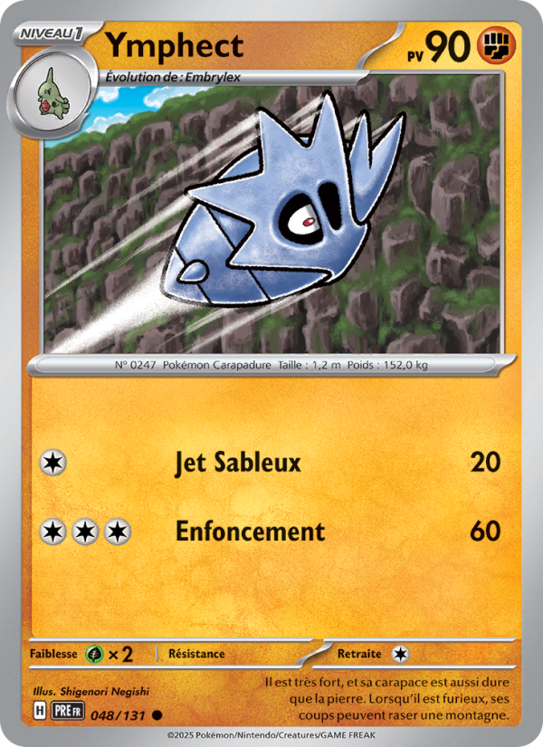 Ymphect 048 — Prismatische Entwicklungen (French Pokémon TCG card)