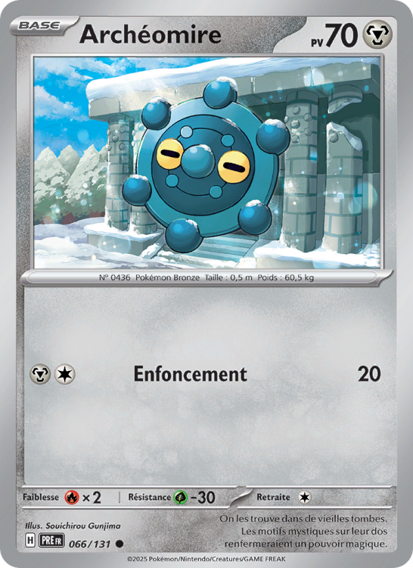 Archéomire 066 — Prismatische Entwicklungen (French Pokémon TCG card)