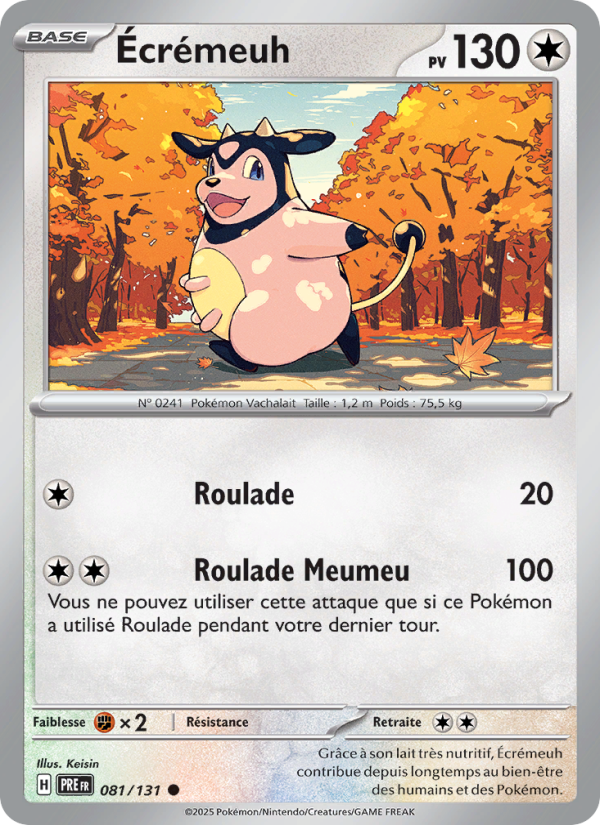 Écrémeuh 081 — Prismatische Entwicklungen (French Pokémon TCG card)