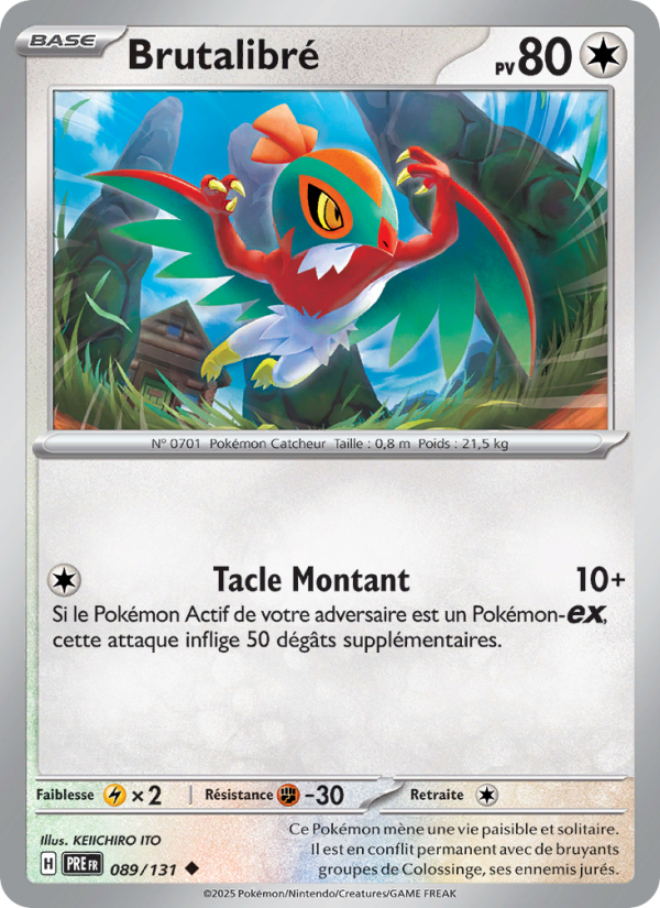 Brutalibré 089 — Prismatische Entwicklungen (French Pokémon TCG card)