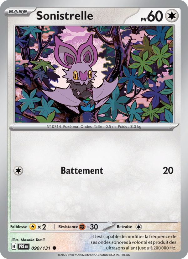 Sonistrelle 090 — Prismatische Entwicklungen (French Pokémon TCG card)