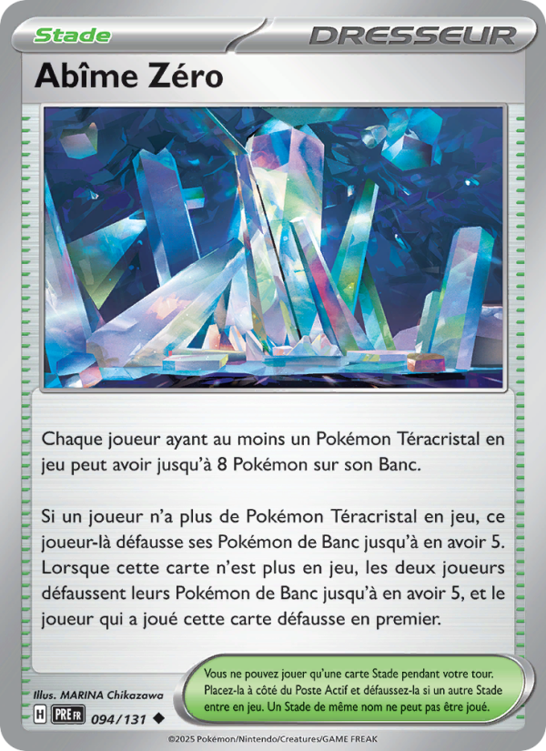 Abîme Zéro 094 — Prismatische Entwicklungen (French Pokémon TCG card)