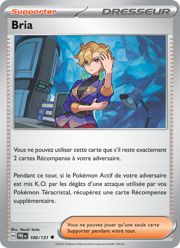 Bria 100 — Prismatische Entwicklungen (French Pokémon TCG card)