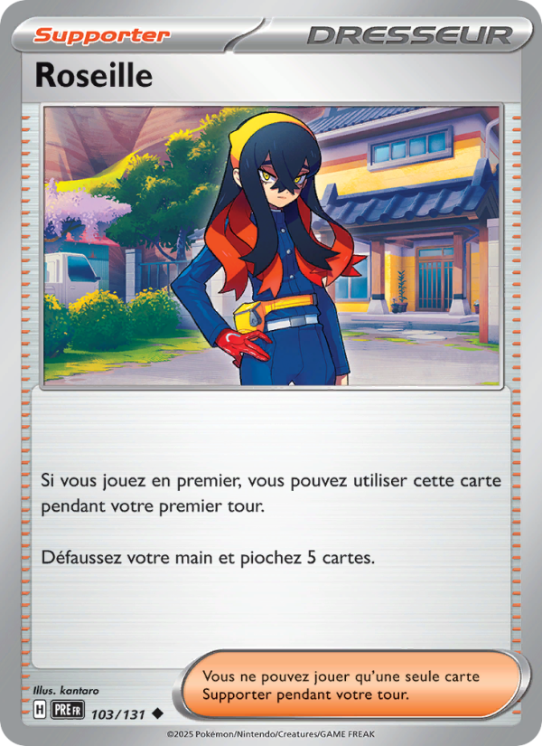 Roseille 103 — Prismatische Entwicklungen (French Pokémon TCG card)