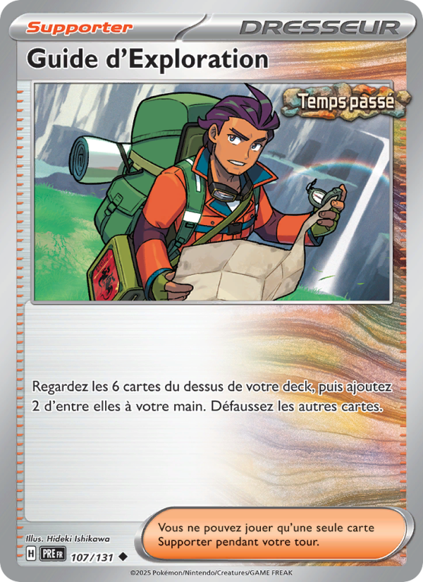 Guide d'Exploration 107 — Prismatische Entwicklungen (French Pokémon TCG card)