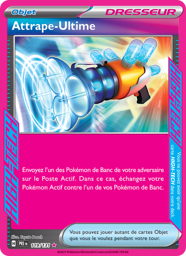 Attrape-Ultime 119 — Prismatische Entwicklungen (French Pokémon TCG card)