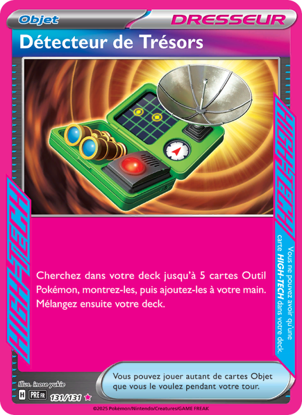 Détecteur de Trésors 131 — Prismatische Entwicklungen (French Pokémon TCG card)