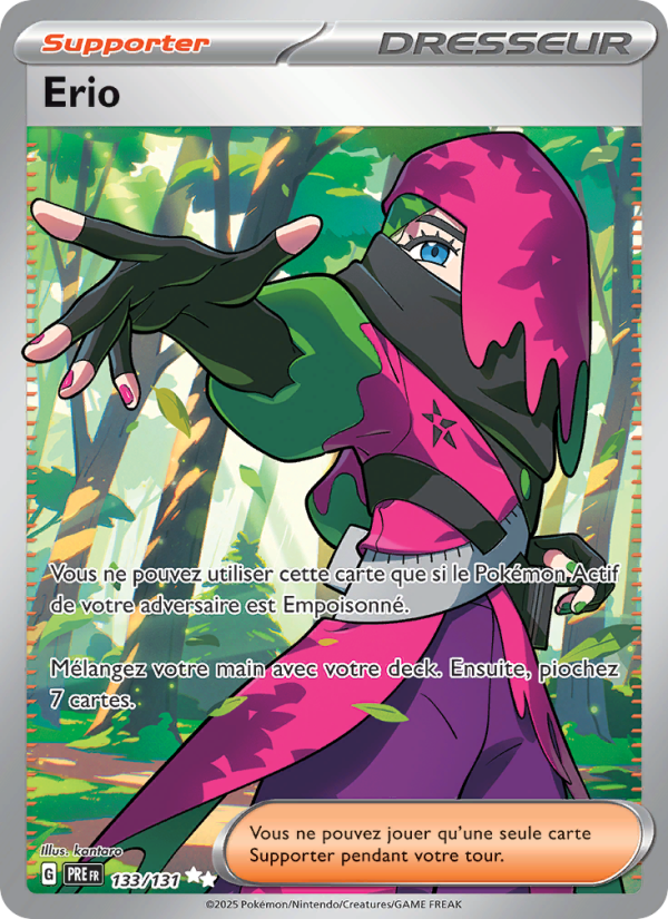 Erio 133 — Prismatische Entwicklungen (French Pokémon TCG card)
