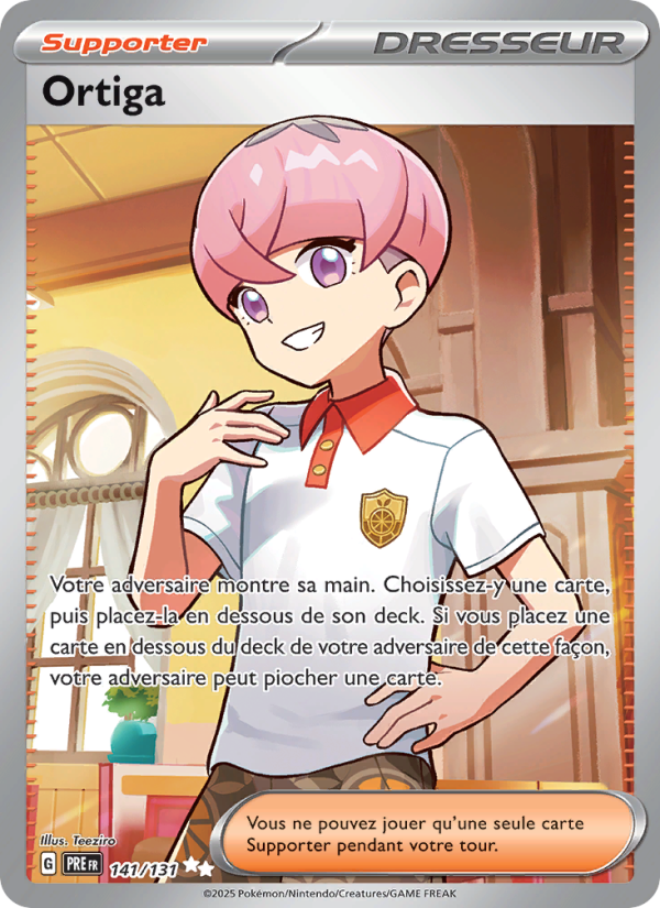 Ortiga 141 — Prismatische Entwicklungen (French Pokémon TCG card)