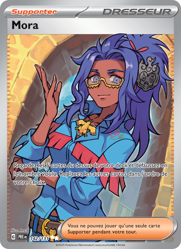 Mora 142 — Prismatische Entwicklungen (French Pokémon TCG card)