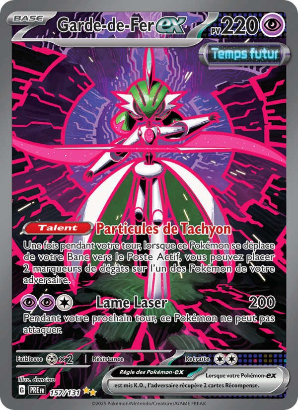 Garde-de-Fer-ex 157 — Prismatische Entwicklungen (French Pokémon TCG card)