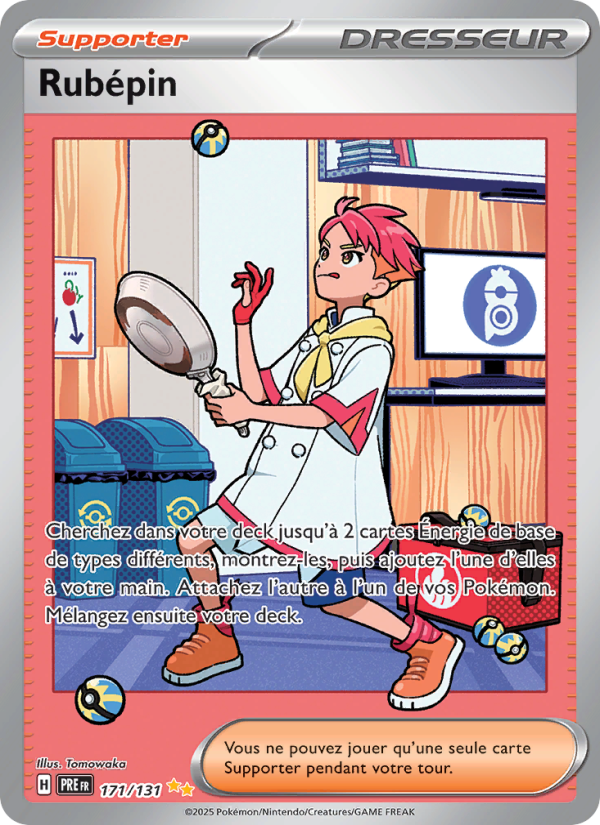 Rubépin 171 — Prismatische Entwicklungen (French Pokémon TCG card)