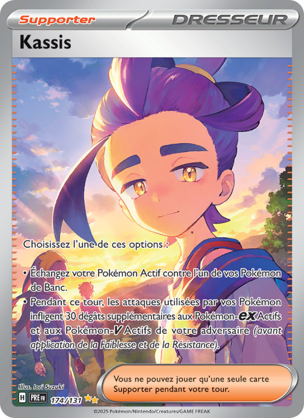 Kassis 174 — Prismatische Entwicklungen (French Pokémon TCG card)