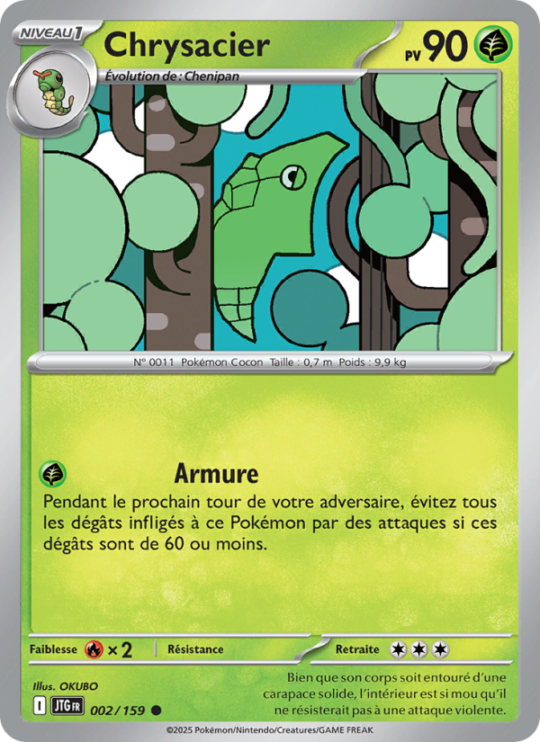 Chrysacier 002 — Journey Together (French Pokémon TCG card)