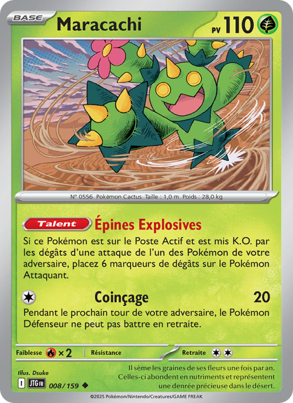 Maracachi 008 — Journey Together (French Pokémon TCG card)