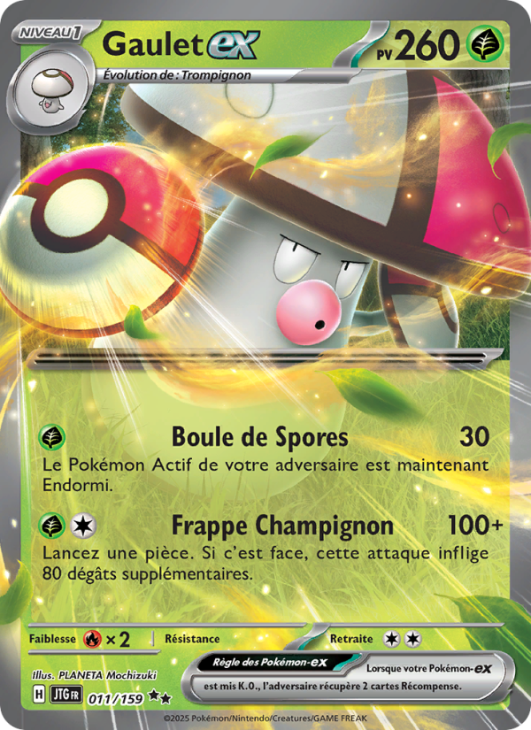 Gaulet-ex 011 — Journey Together (French Pokémon TCG card)